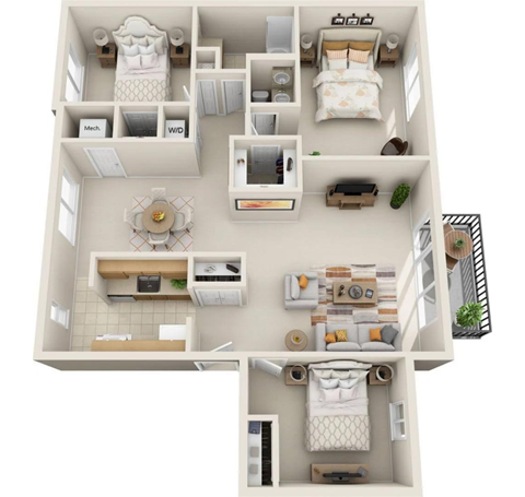 a drawing of a floor plan of a house